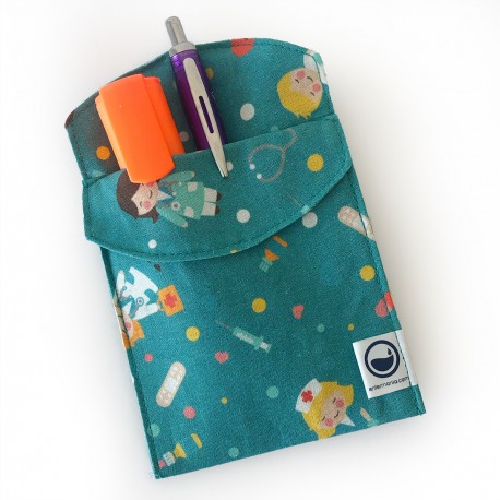 Turquoise Nurse Care Pocket Cover
