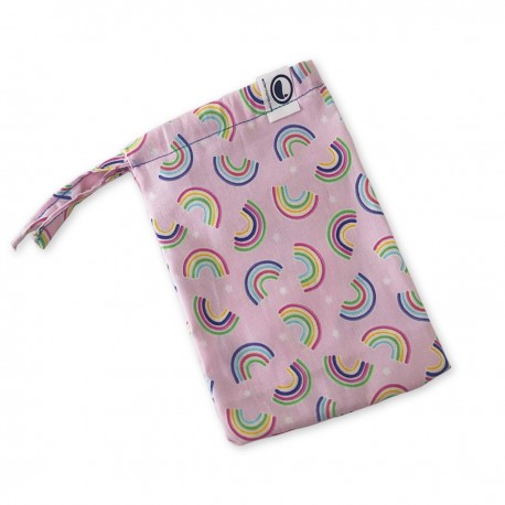 Pink Rainbow Fabric All Purposes bag