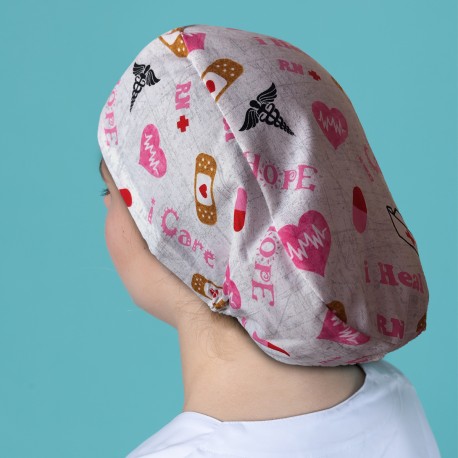 Gorro pelo largo estampado - Hope