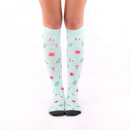 Calcetines Compresivos estampados -...