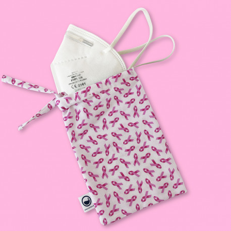 Breast Cancer Fabric All Purposes bag