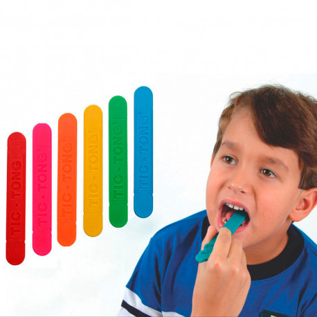 coloured lingual depressors