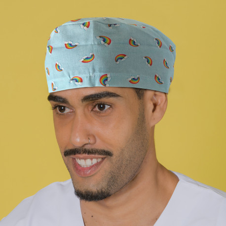 Short hair surgical cap -...