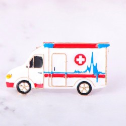 Ambulance Brooch