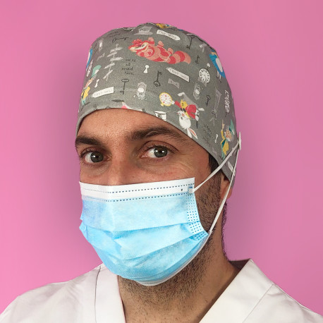 Short Hair Surgical Cap with buttons...