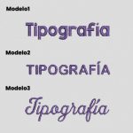 Opciones de tipografía para bordado personalizado