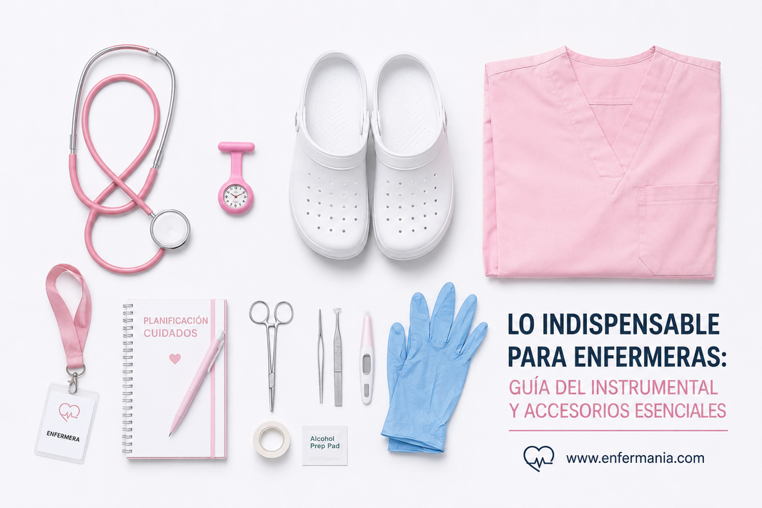 Lo indispensable para enfermeras: guía del instrumental y accesorios esenciales