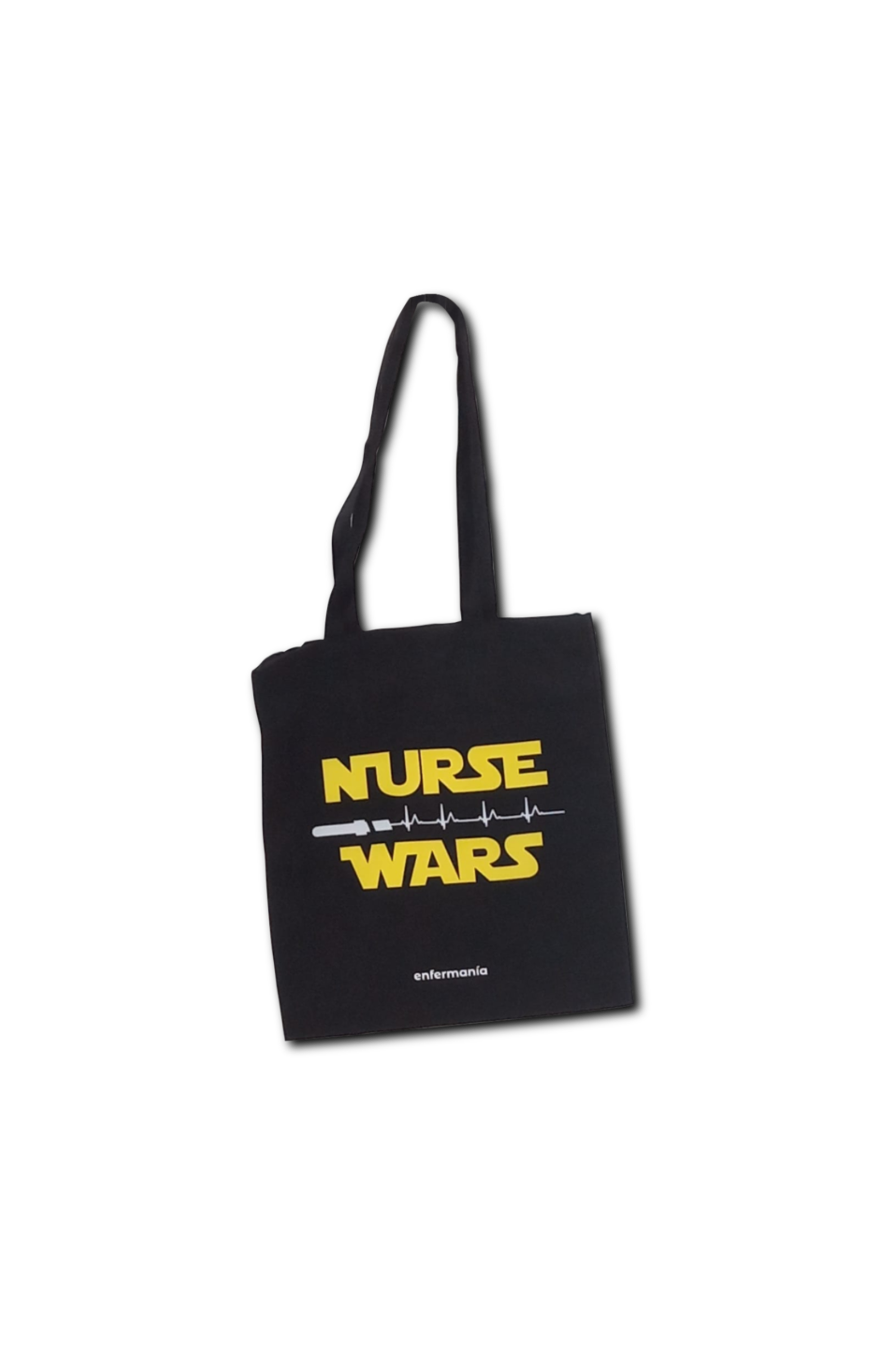 Black tote bag - printed-zoom-1