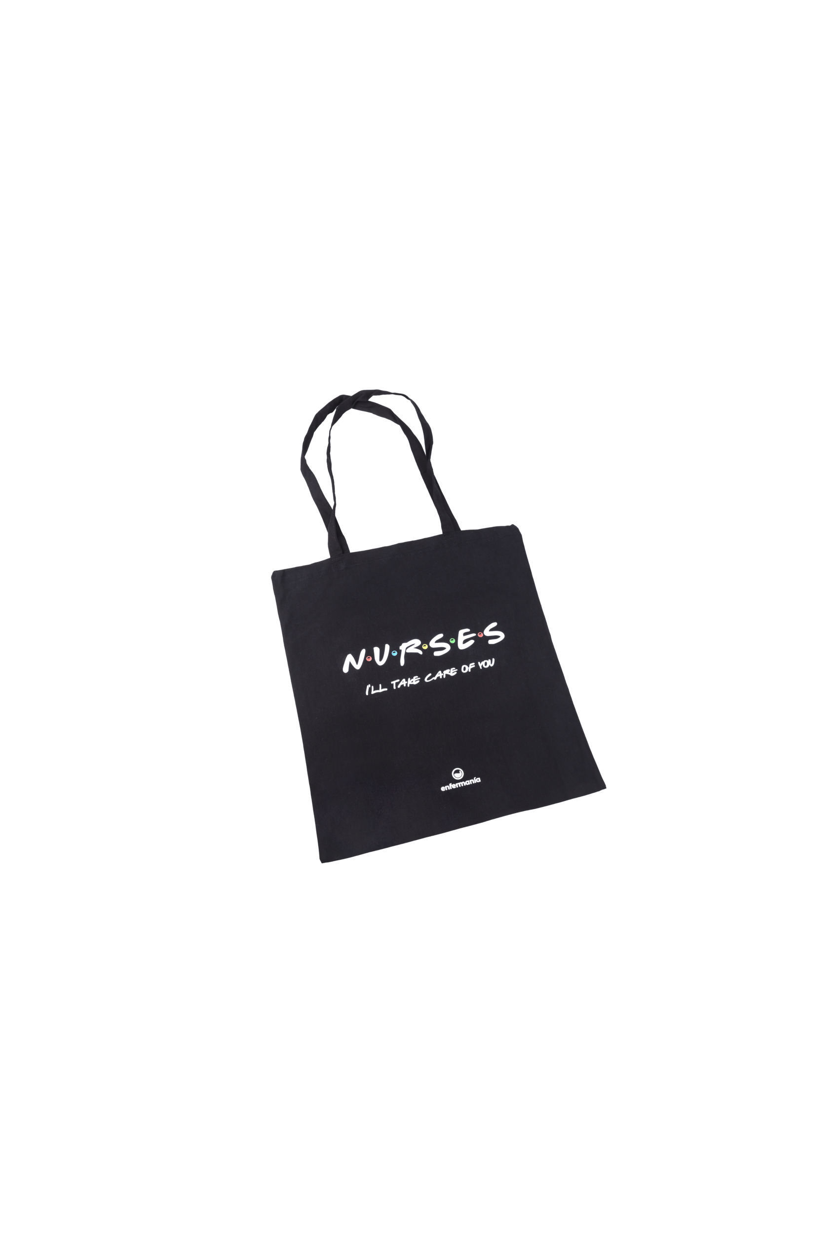 Black tote bag - printed-3