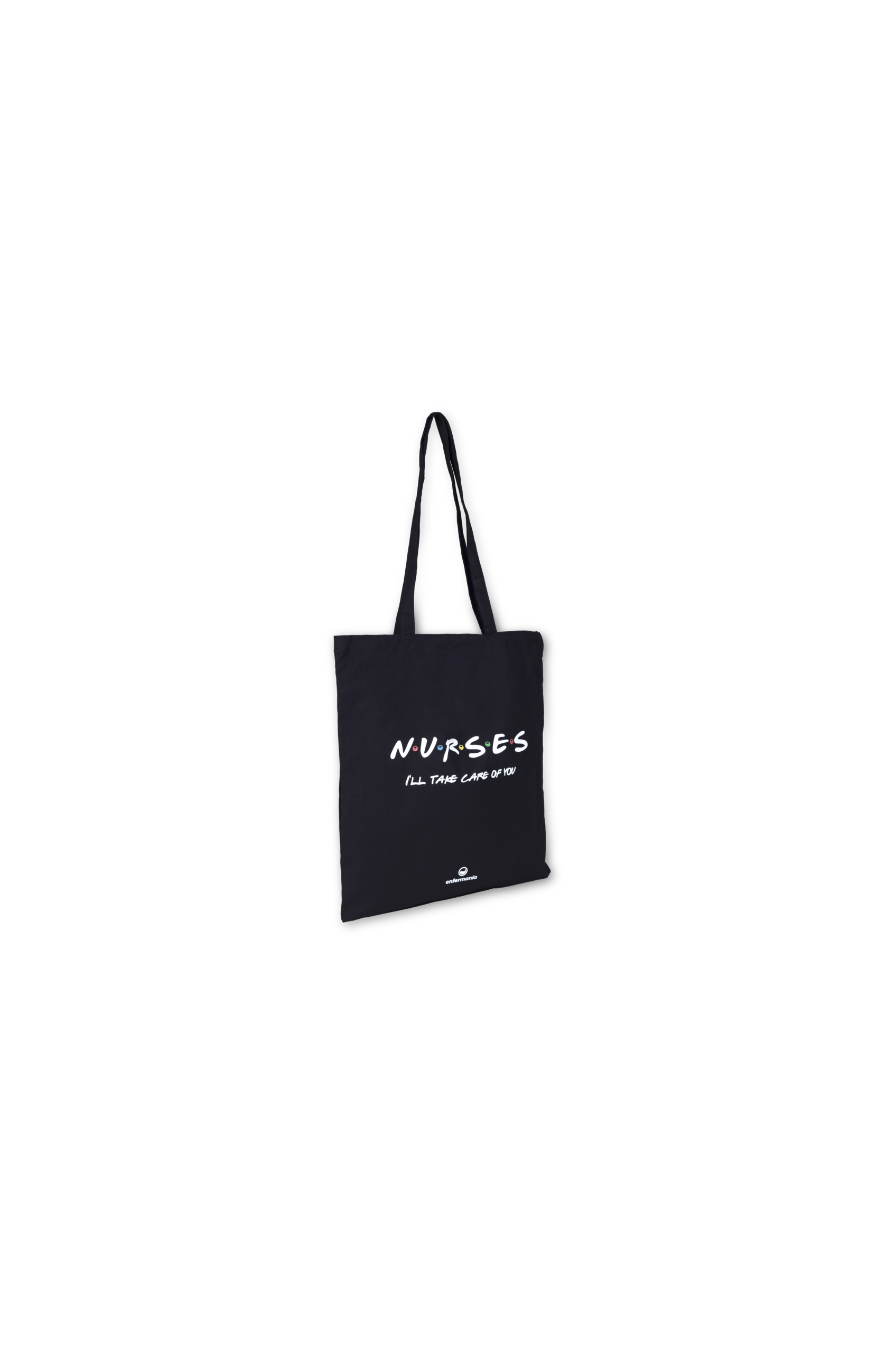 Black tote bag - printed-4