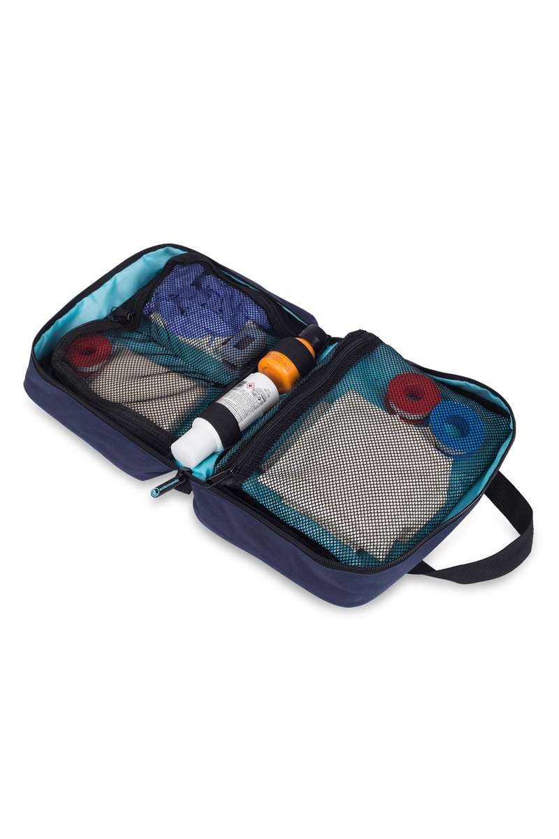 Expandable First Aid Kit Case - Blue -zoom-