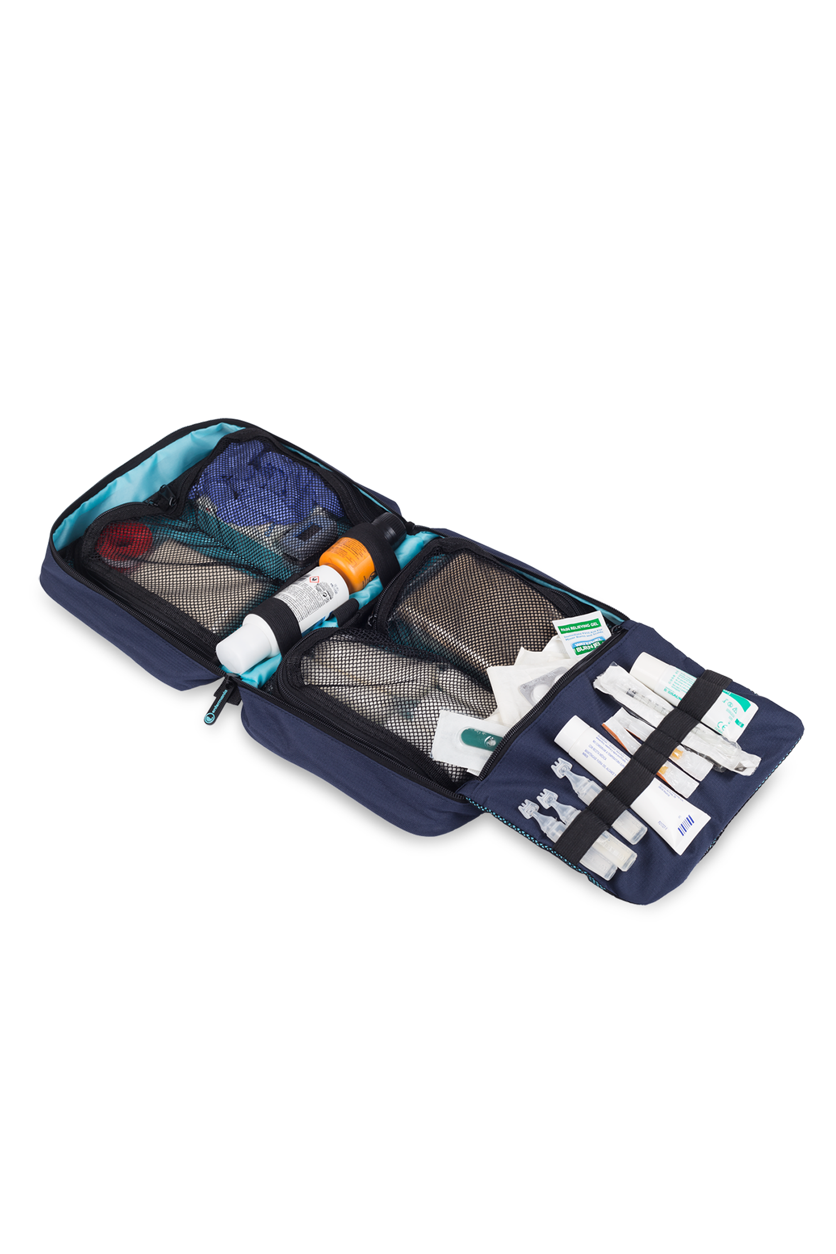 Estuche botiquín extensible Primeros Auxilios - Azul