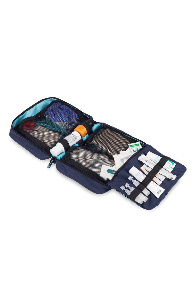 Expandable First Aid Kit Case - Blue -zoom-
