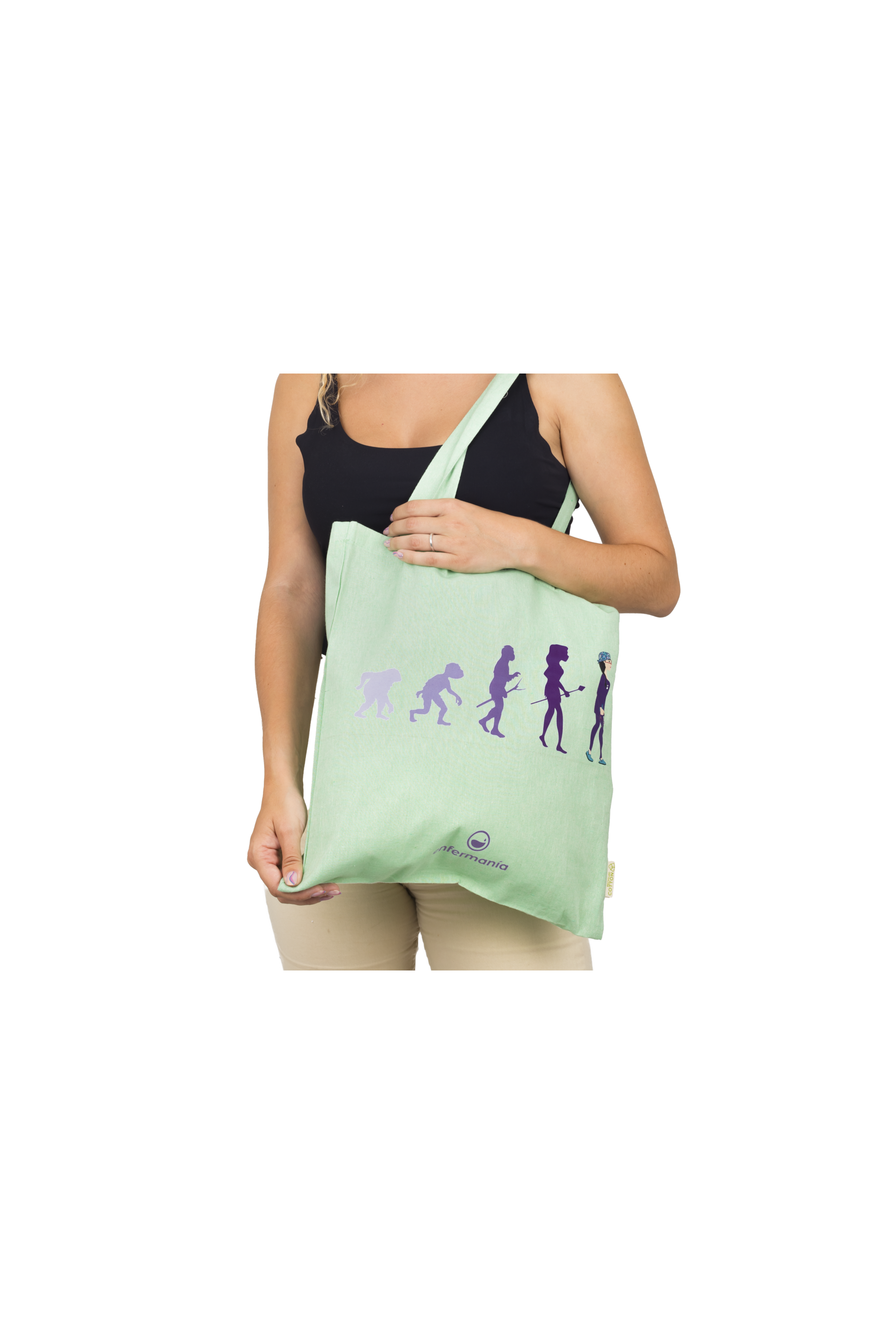 Bolsa Tote Enfermera - menta