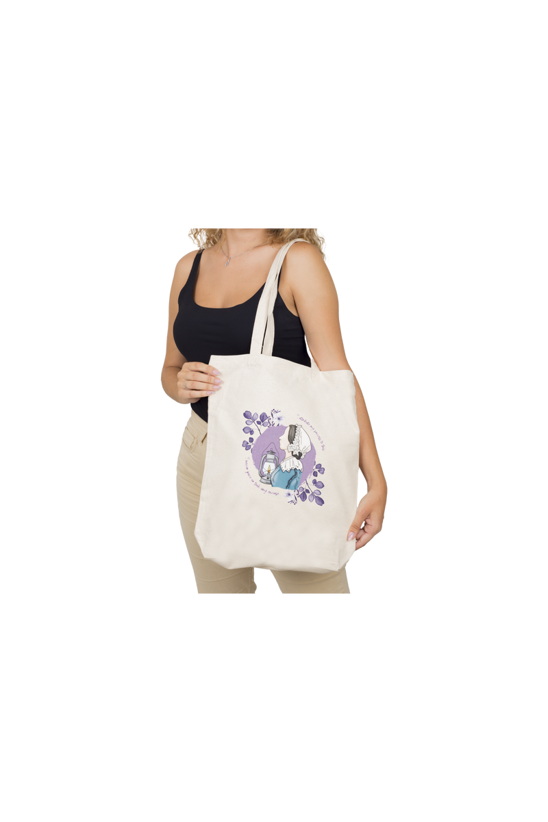 Cotton Tote Bag - Nightingale theartofcaring-zoom-