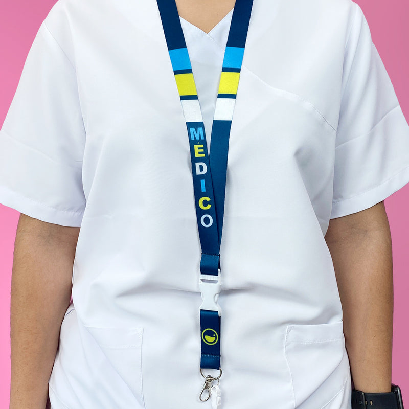 Eighties Multifunctional Lanyard - Doctor-zoom-