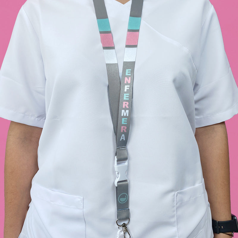 Eighties Multifunctional Lanyard - Nurse -zoom-