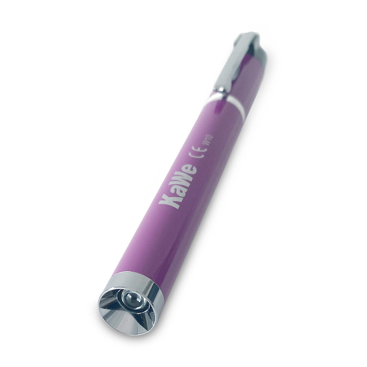 linterna pupilar en color morado tipo boligrafo