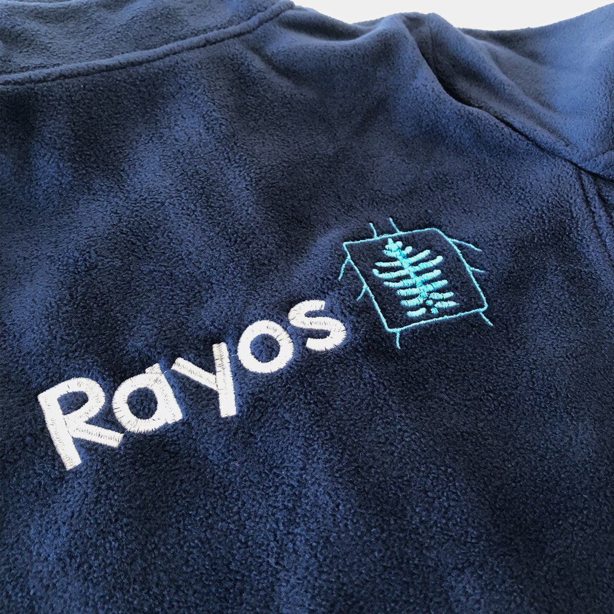 Personalized Men's Fleece Jacket - Navy Blue-zoom-11