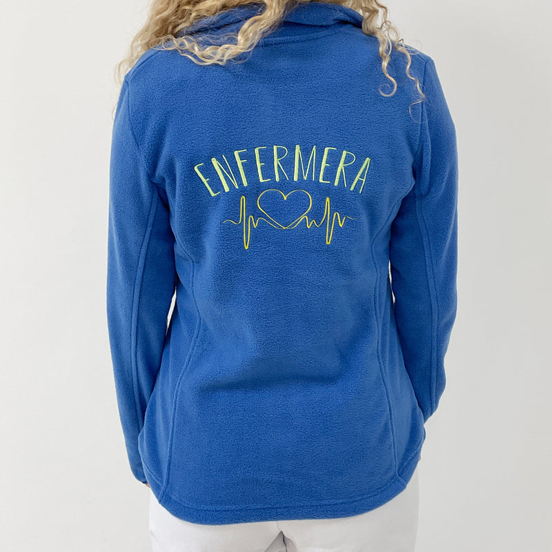 Personalized Women's Fleece Lining - Blue-zoom-