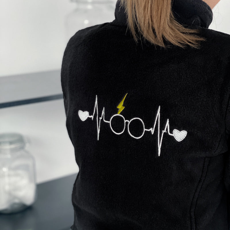 Polar Sanitario Mujer Personalizado – Negro-zoom-
