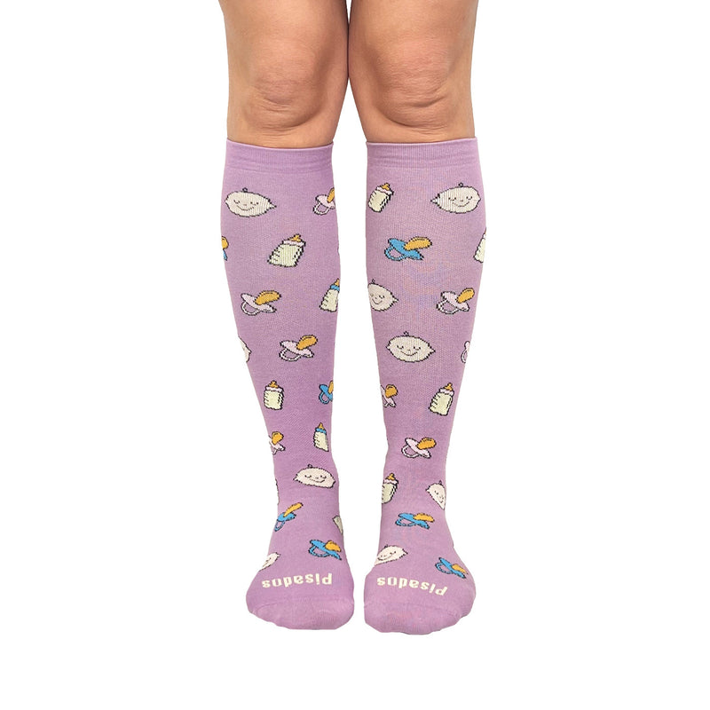 Printed Compression Socks - Pediatrics-zoom-