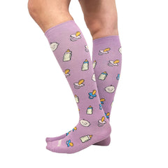 Calcetines compresivos con estampado de matrona – vista general