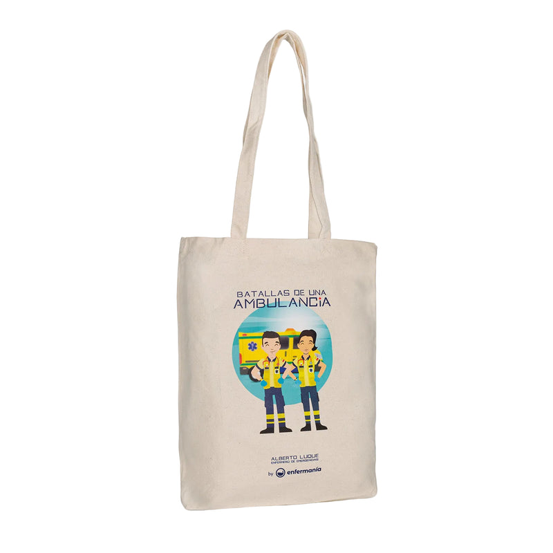 Ambulance Battles Tote Bag – Cotton Sanitary Bag -zoom-