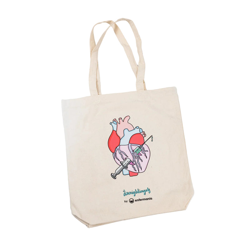 Rebelheart Tote Bag @anni.ghtingale – Organic Cotton Nursing Bag -zoom-