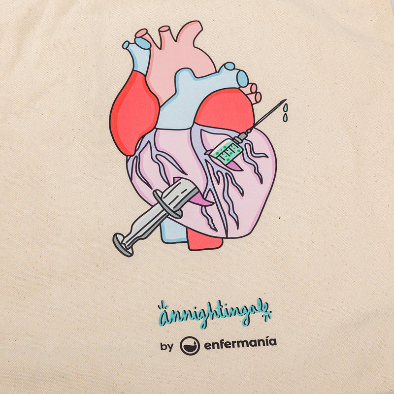 Rebelheart Tote Bag @anni.ghtingale – Organic Cotton Nursing Bag -zoom-