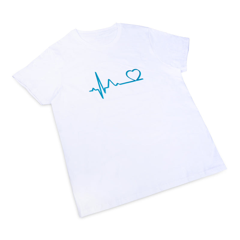 Men's White Printed T-Shirt-zoom-