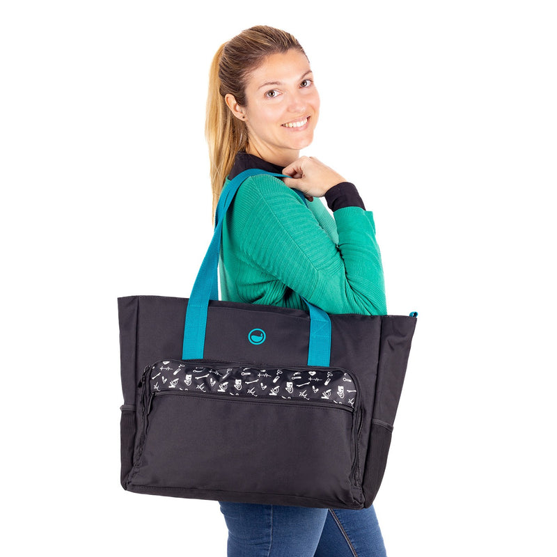 Black Collection Technical Tote Bag-zoom-