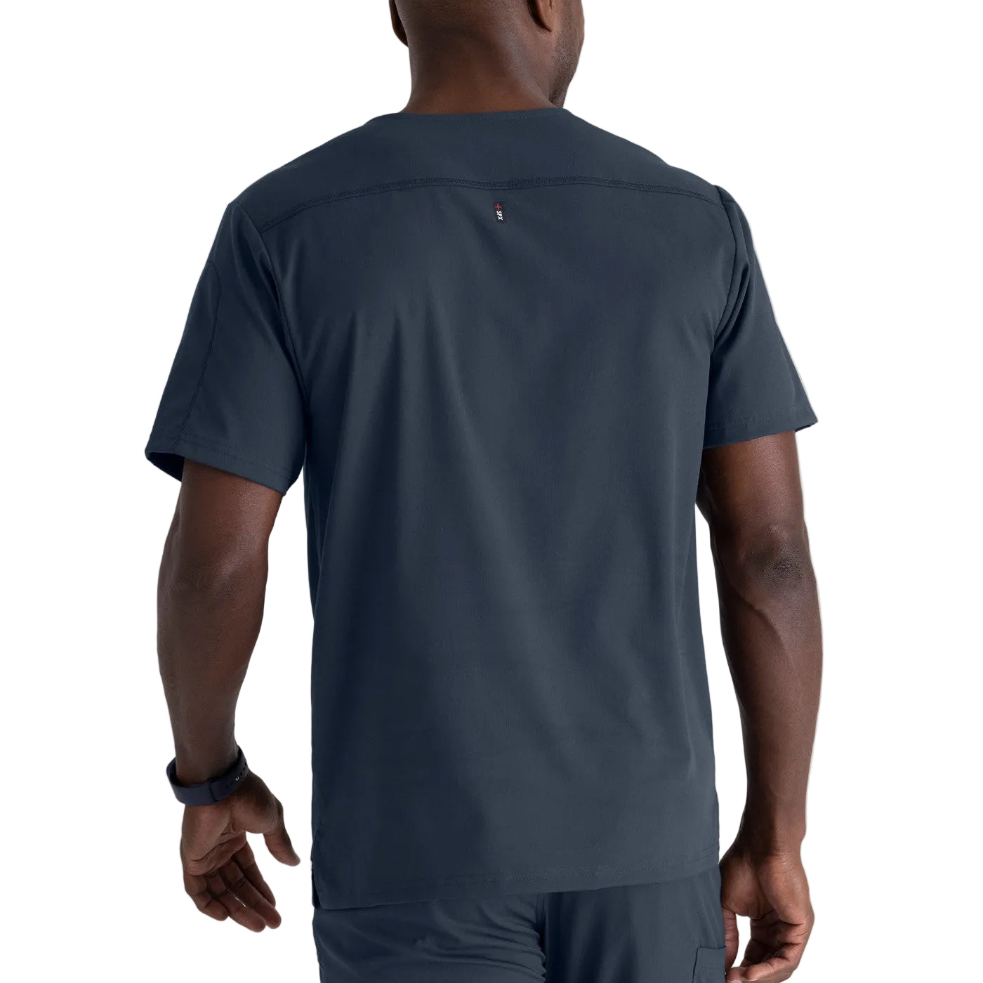 Men's Anthracite Grey Scrub Top - Grey's Anatomy, 2 Pockets -3