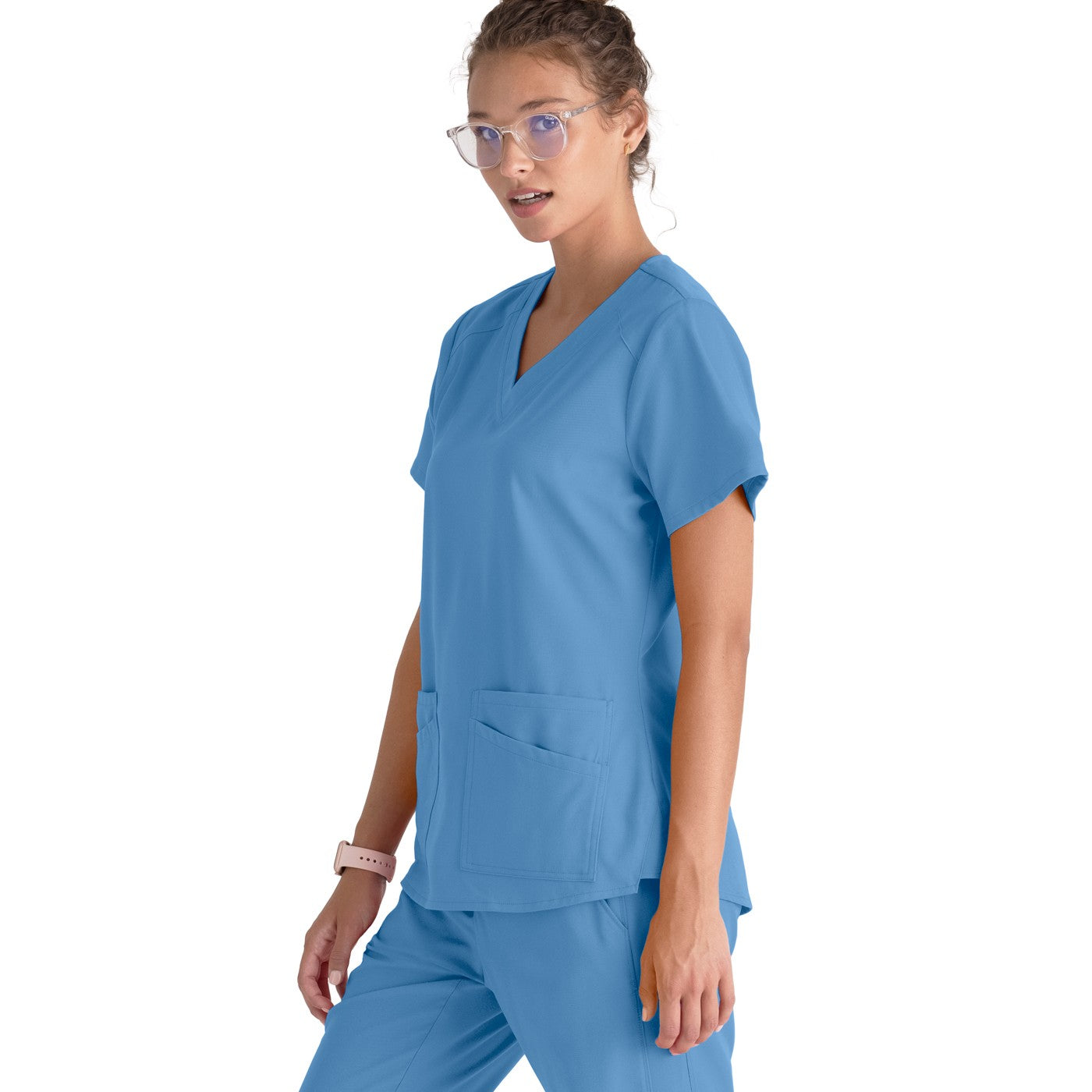 Grey's Anatomy Women's Scrub Top | V-neck and 4 pockets -9