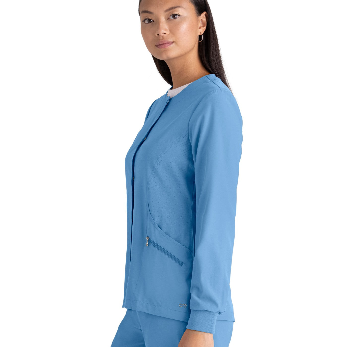 Women's medical jacket - Grey's Anatomy style with buttons and 4 pockets -zoom-5