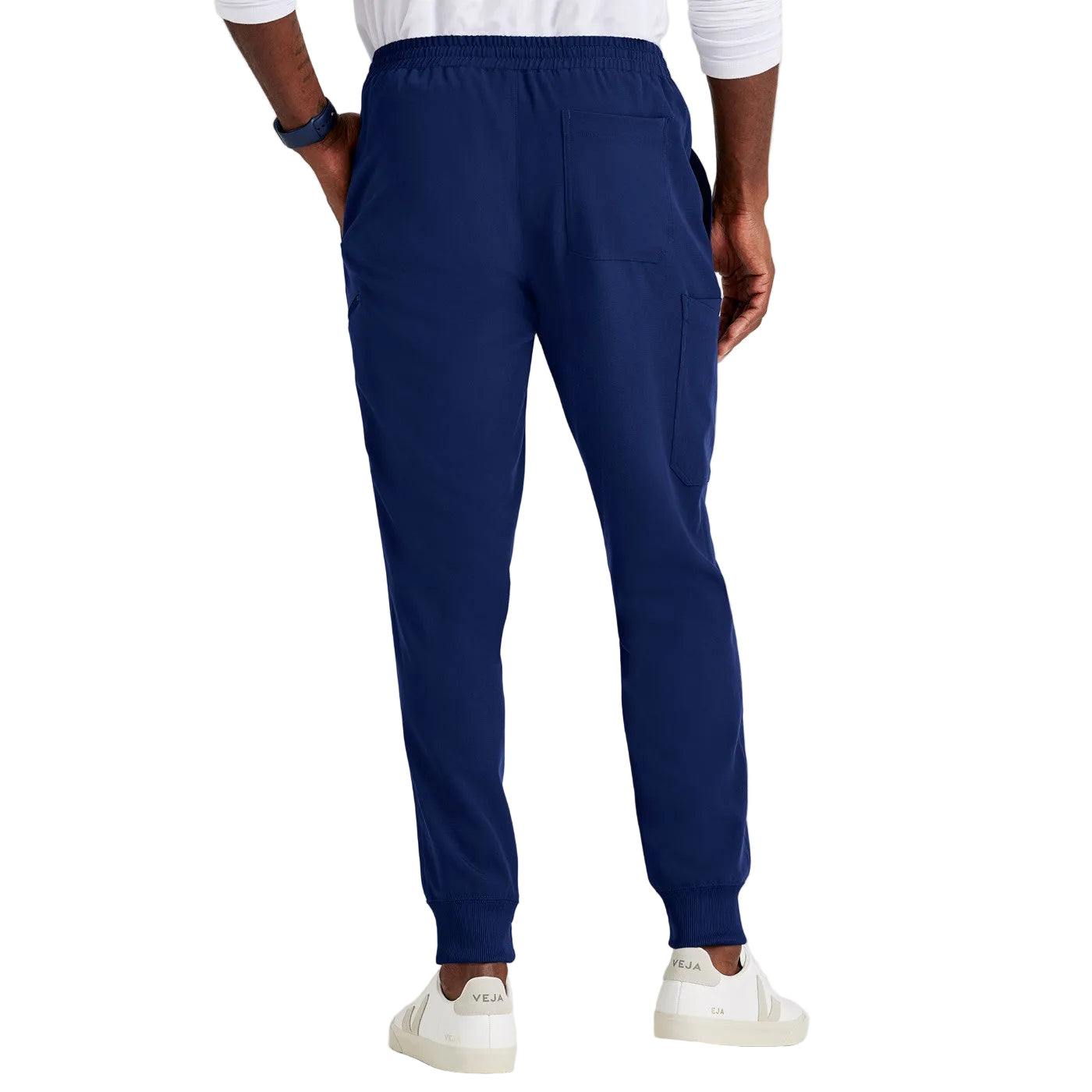 Men's plain 6-pocket trousers - indigo blue Grey's Anatomy -zoom-4