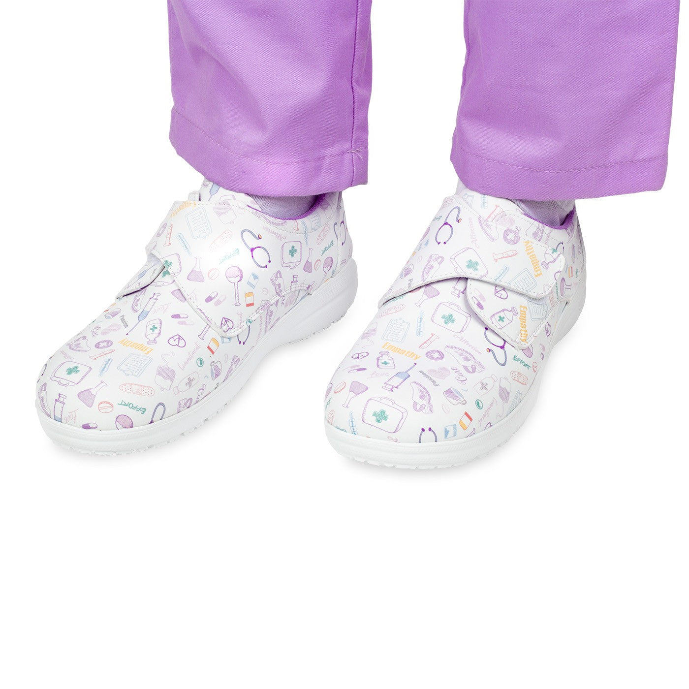 zapatos velcro enfermera