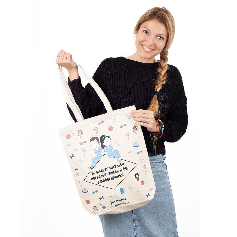 Tote Bag for Physiotherapists – Organic Cotton Sanitary Bag -zoom-