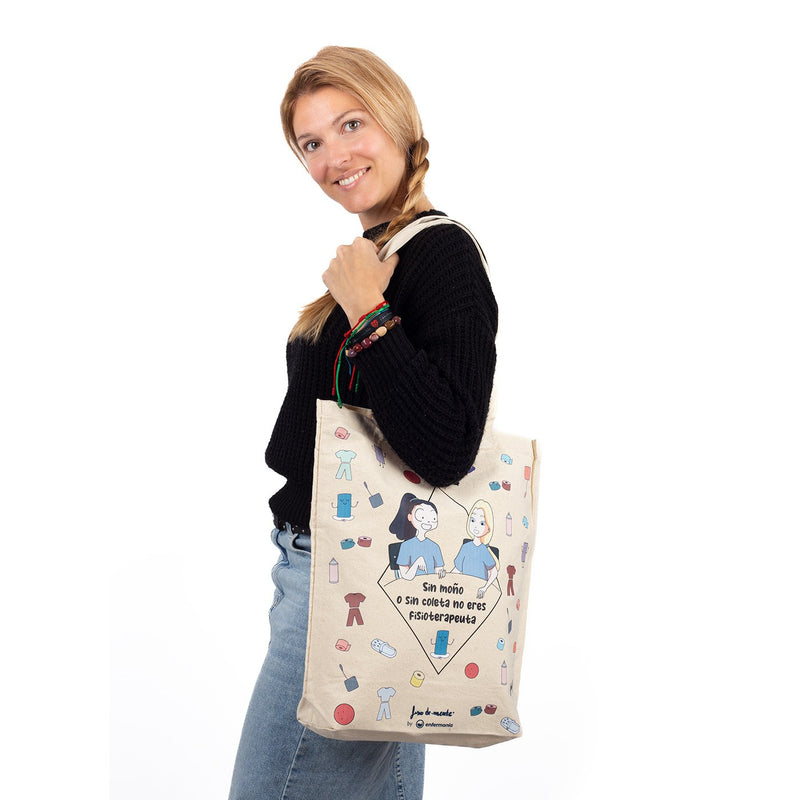 Natural cotton tote bag - Are you a physiotherapist? -zoom-