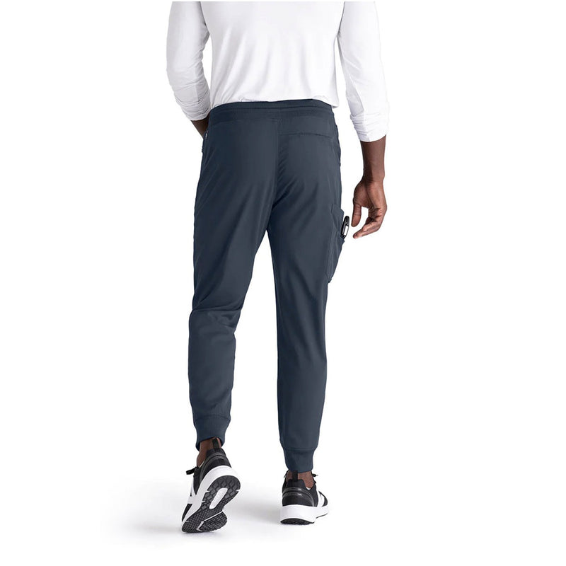 Men's plain 5-pocket trousers - anthracite grey Grey's Anatomy -zoom-