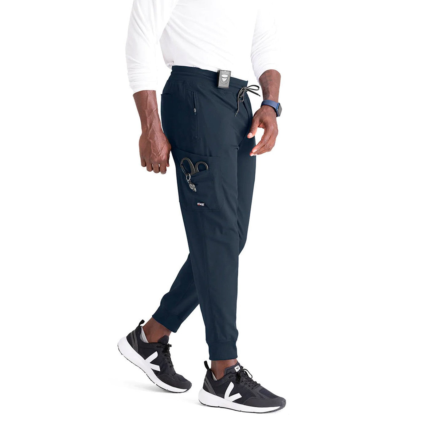 Pantalón liso hombre 5 bolsillos - gris antracita Grey's Anatomy