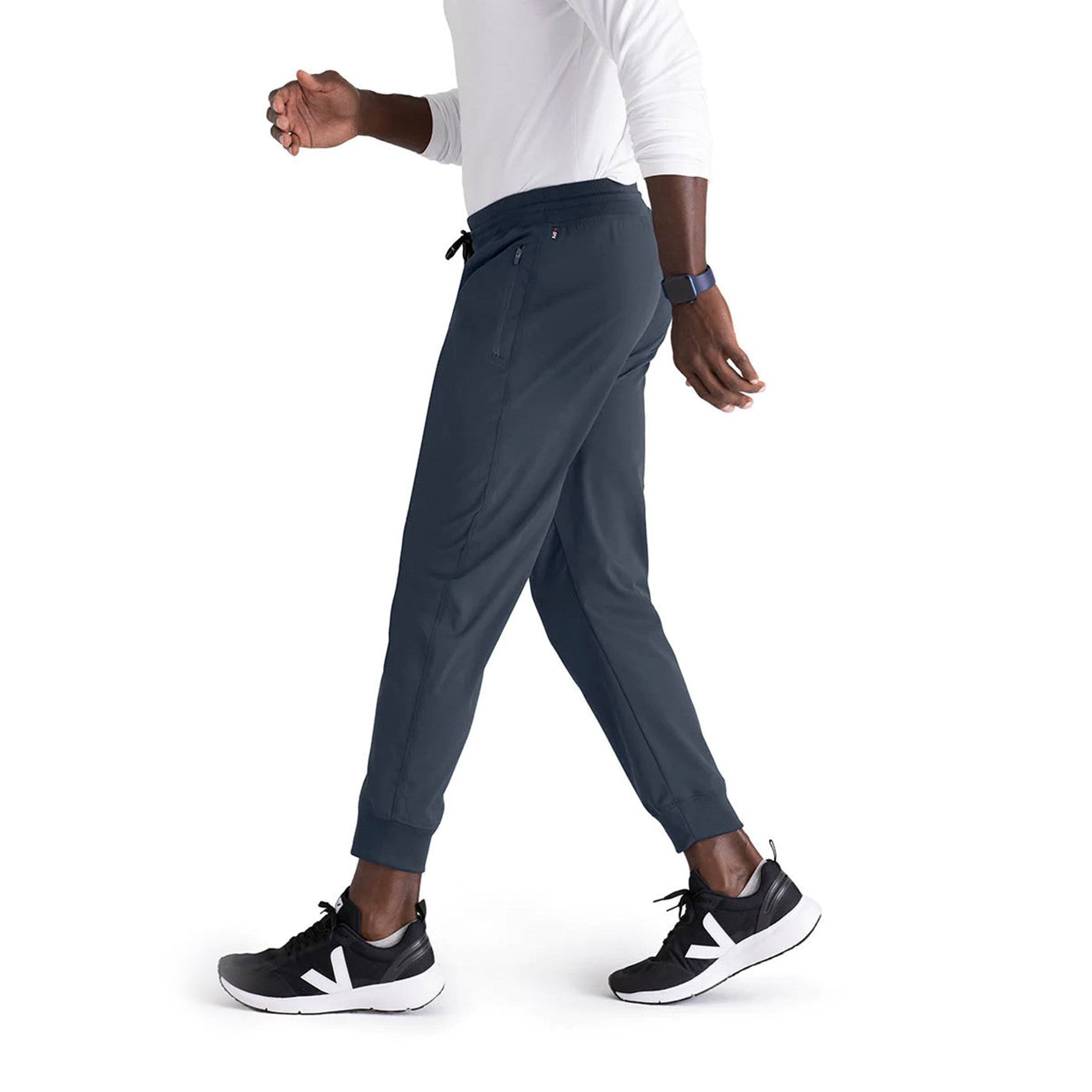 Men's plain 5-pocket trousers - anthracite grey Grey's Anatomy -zoom-3