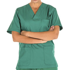blusón verde sarga unisex