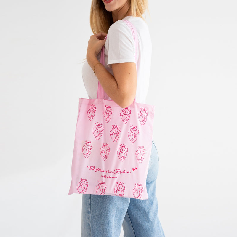 Pink Tote Bag @enfermerarubia-zoom-