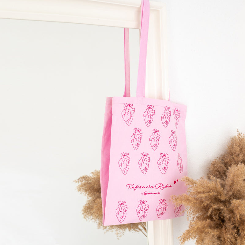 Pink Tote Bag @enfermerarubia-zoom-
