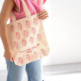 Natural cotton tote bag @enfermerarubia