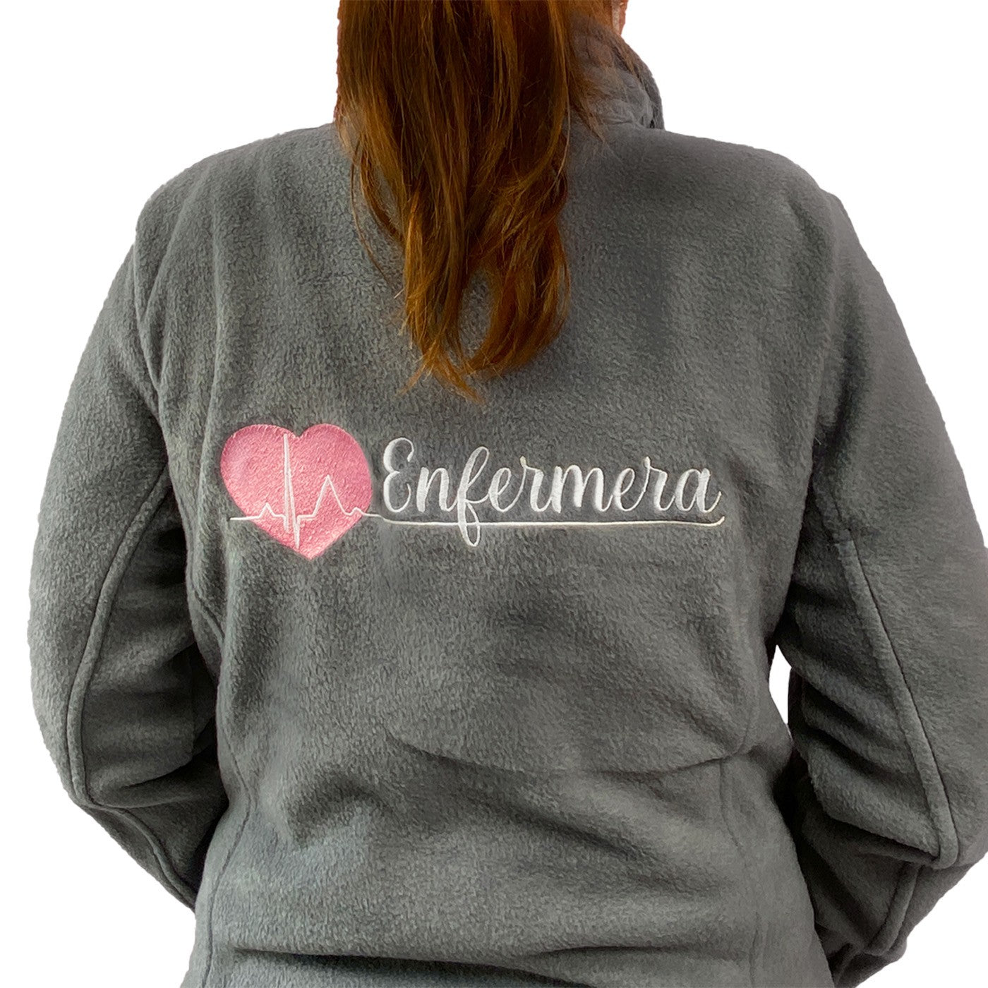 polar gris mujer bordado