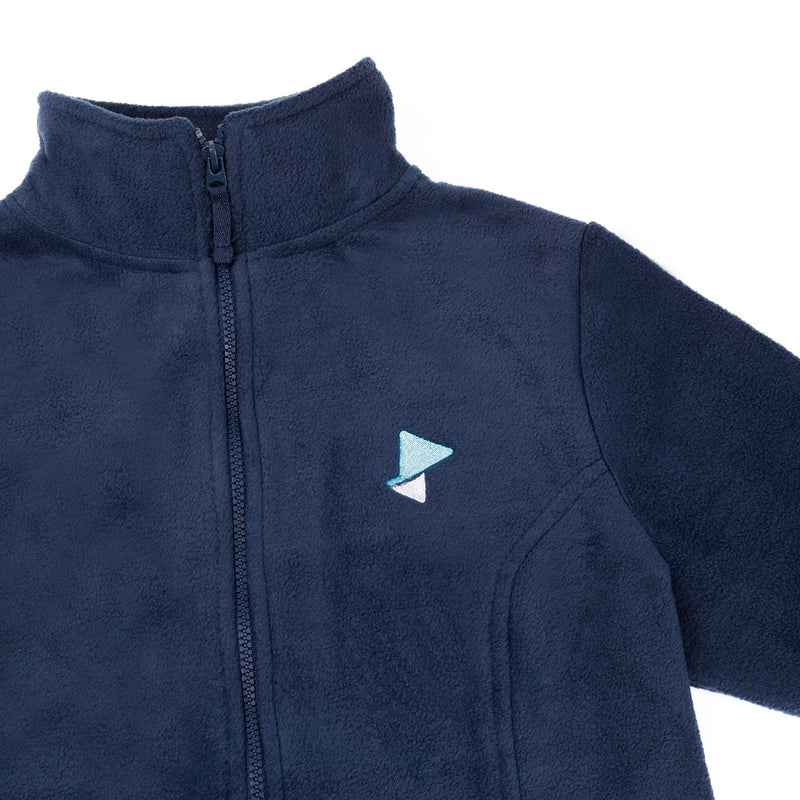 Forro Polar azul Marino mujer bordado - SalusPlay-zoom-