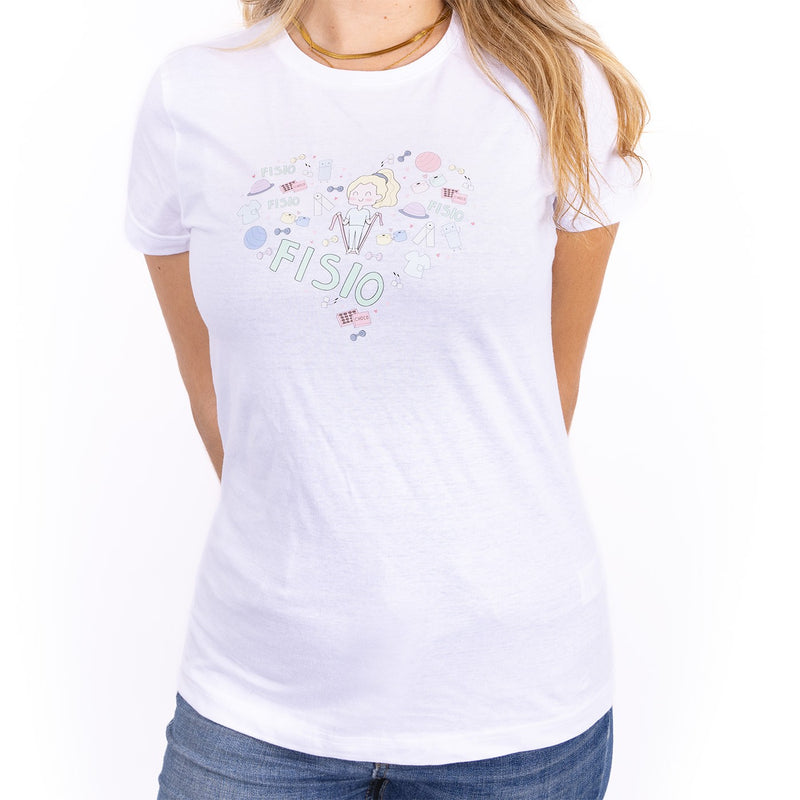 Women's Printed T-Shirt - Physio_heart-zoom-