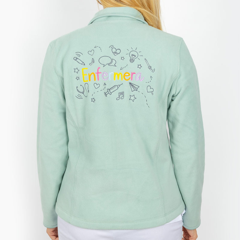 Forro Polar Sanitario mujer Personalizado - Sweet Verde-zoom-